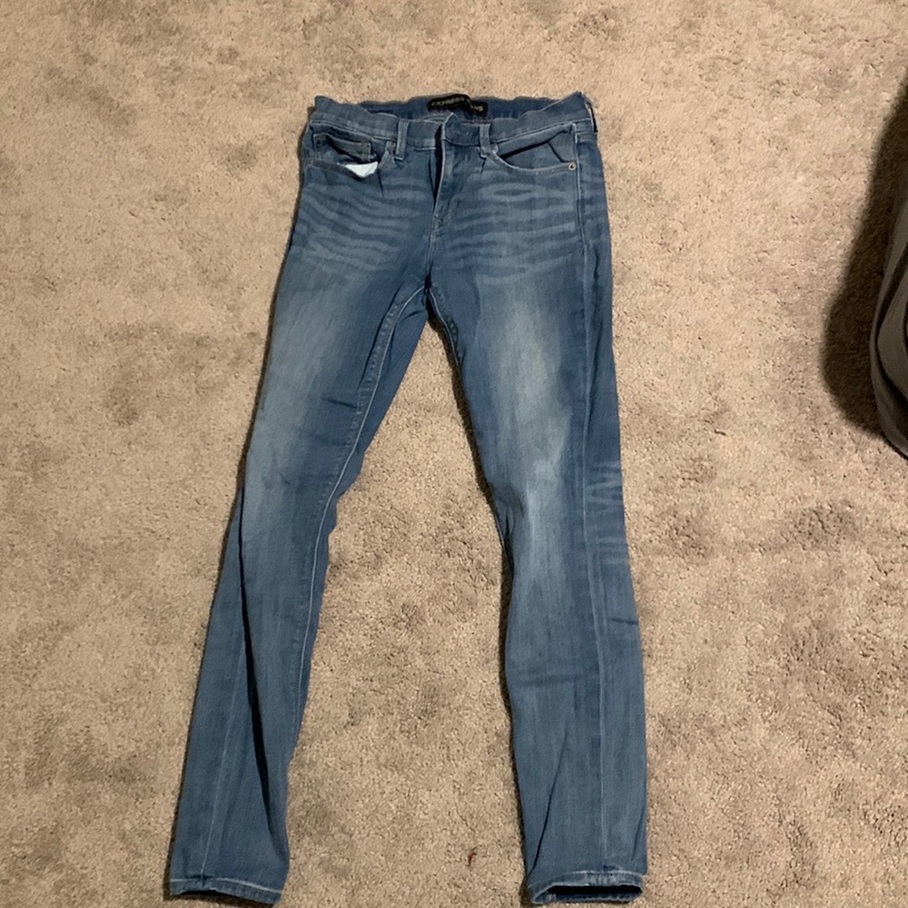 Express Jeans Leggings mid rise size 4R